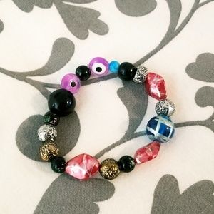 Handmade colorful stretch bracelet